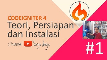 1. Tutorial Codeigniter 4, teori dan instalasi