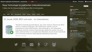 1. JSON, REST und mehr im Unternehmen - Carsten Czarski