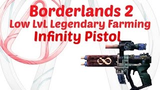 Borderlands 2 - Low LvL Legendary Farming Guide - Episode 1 - Doc Mercy Infinity Pistol