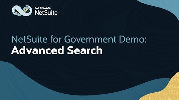 Performing Advanced Searches in Oracle NetSuite for Government