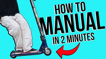 How to MANUAL for BEGINNERS | EASY Scooter tricks
