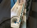 Wooden track ball, a big battle between marbles, challenge the extreme track #Educationaltoys