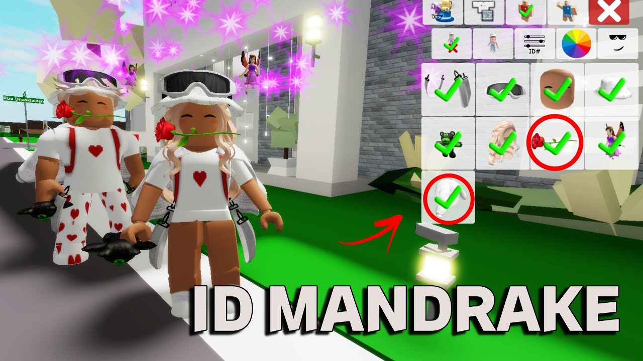 ID DE SHORTS & BLUSA MANDRAKE FEMININA 🤩 #roblox #brookhaven