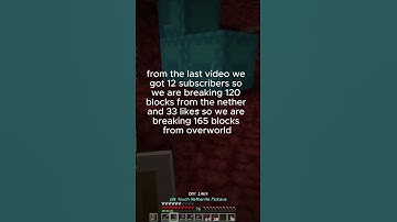 Every subscribers this video get i will destroy 10 blocks from the nether day 6 #shorts #minecraft