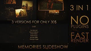 Memories - Cinematic Slideshow Titles