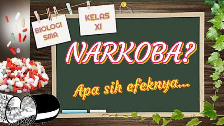 Penyalahgunaan narkoba dapat mengakibatkan ketergantungan. gangguan fisiologi tubuh bahkan kematian