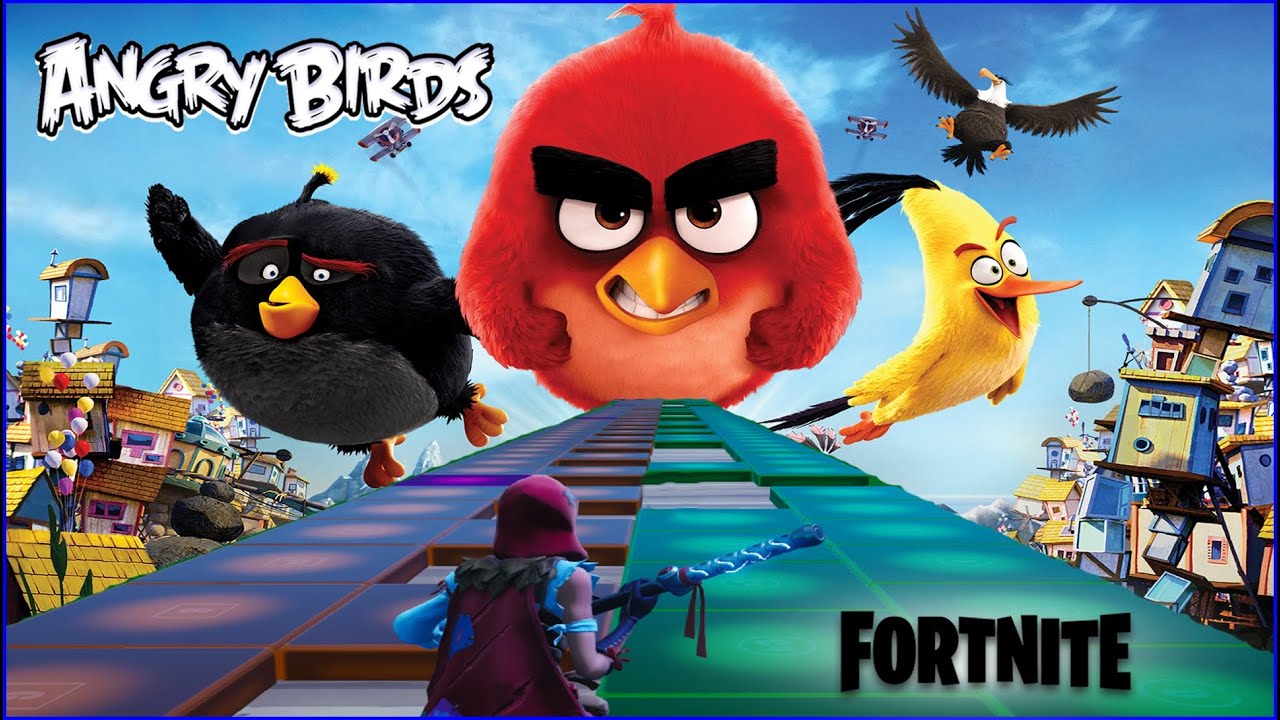 Angry Birds Theme FORTNITE Music Blocks YouTube