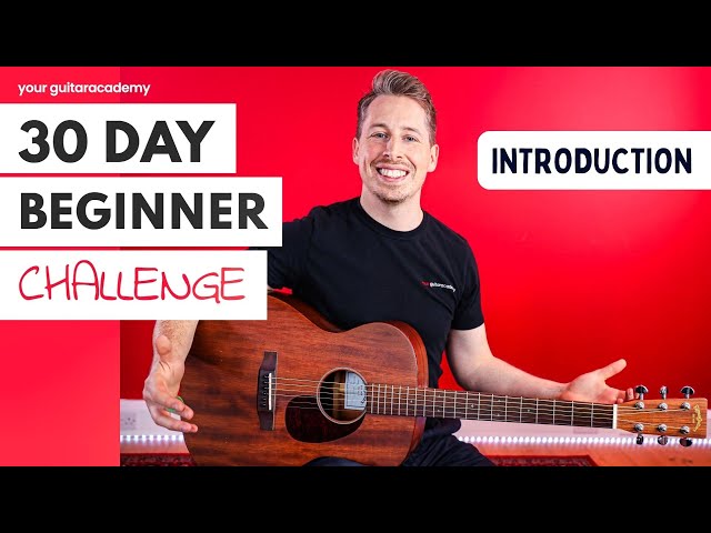 30 DAY BEGINNER CHALLENGE [Full Course] Beginner Level 🎸