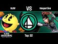 Rjw pacman vs vespertine bayonetta  ultimate top 32  oregon arcadian