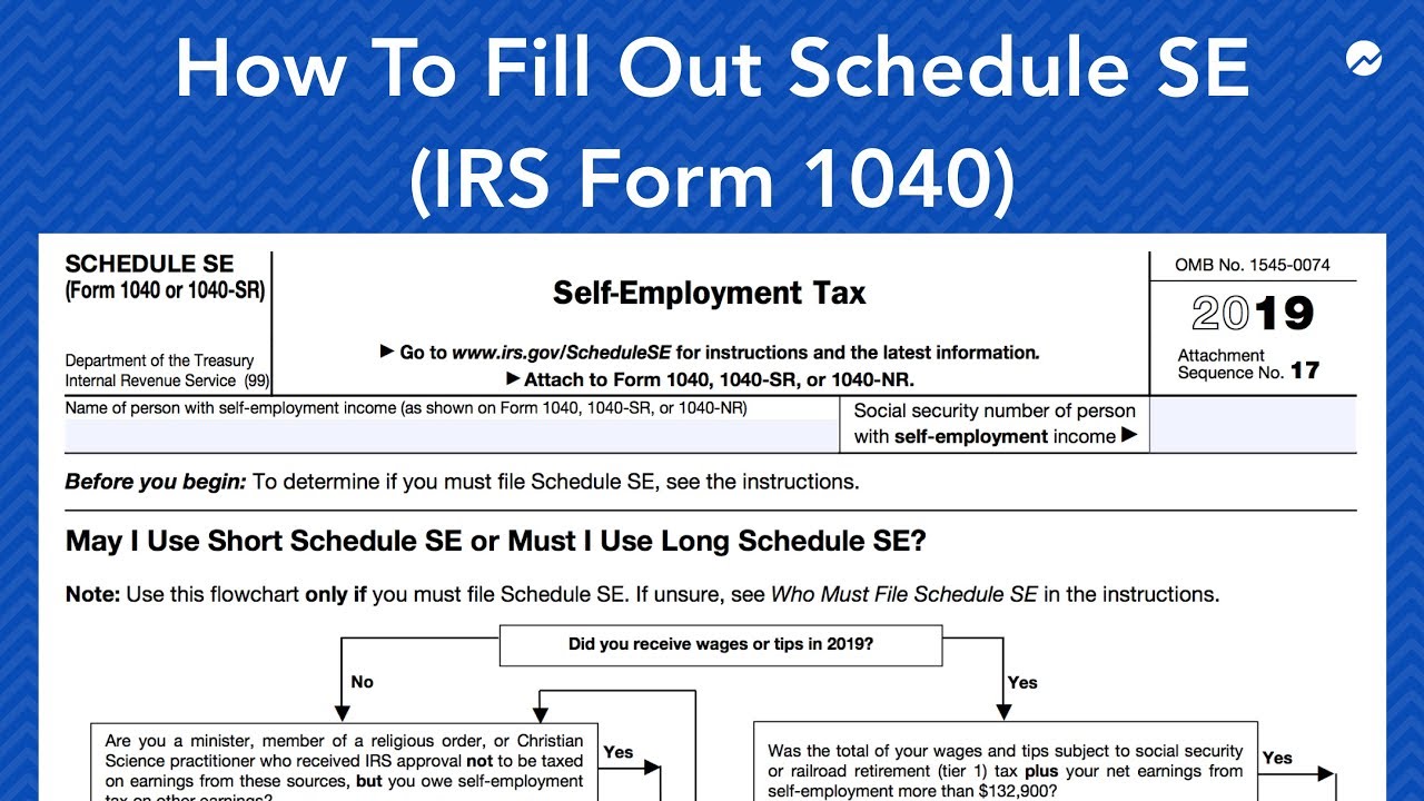 tax form for self employed