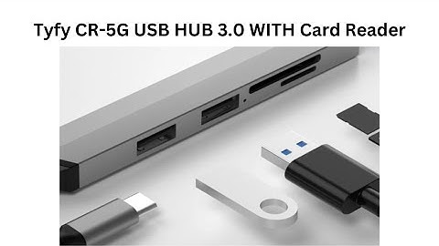Tyfy CR-5G USB HUB 3.0 WITH Card Reader | Unboxing and Speed Test | User Review