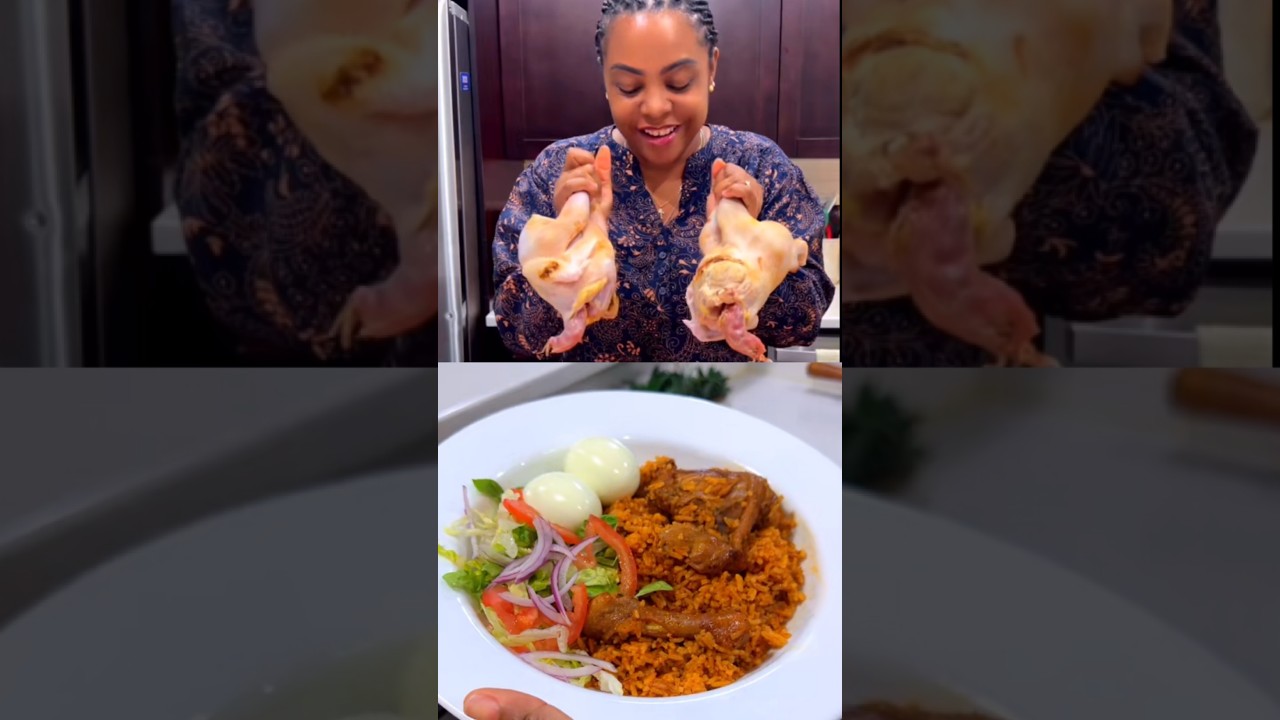 Let’s Cook The Authentic Ghana 🇬🇭 Chicken Jollof Rice For My First Son’s Birthday #ghanajollof