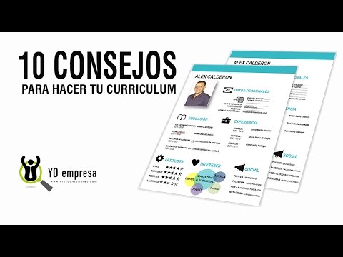 10 Consejos para realizar tu Curriculum Vitae