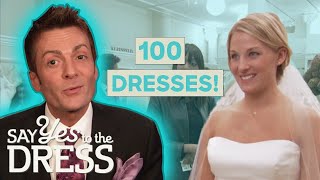 Bride Tries On OVER 100 Dresses! | Say Yes To The Dress