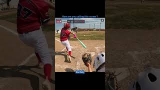 #10u The third strike on the black with runners aboard #baseball #umpire #sports #mlb