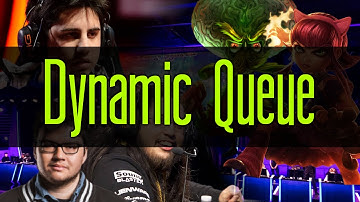 [Funny Moments] Dynamic Queue ft. QT, Dyrus, Annie bot, Dom and Heisendong