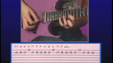 hammer on and pull off (paul gilbert)