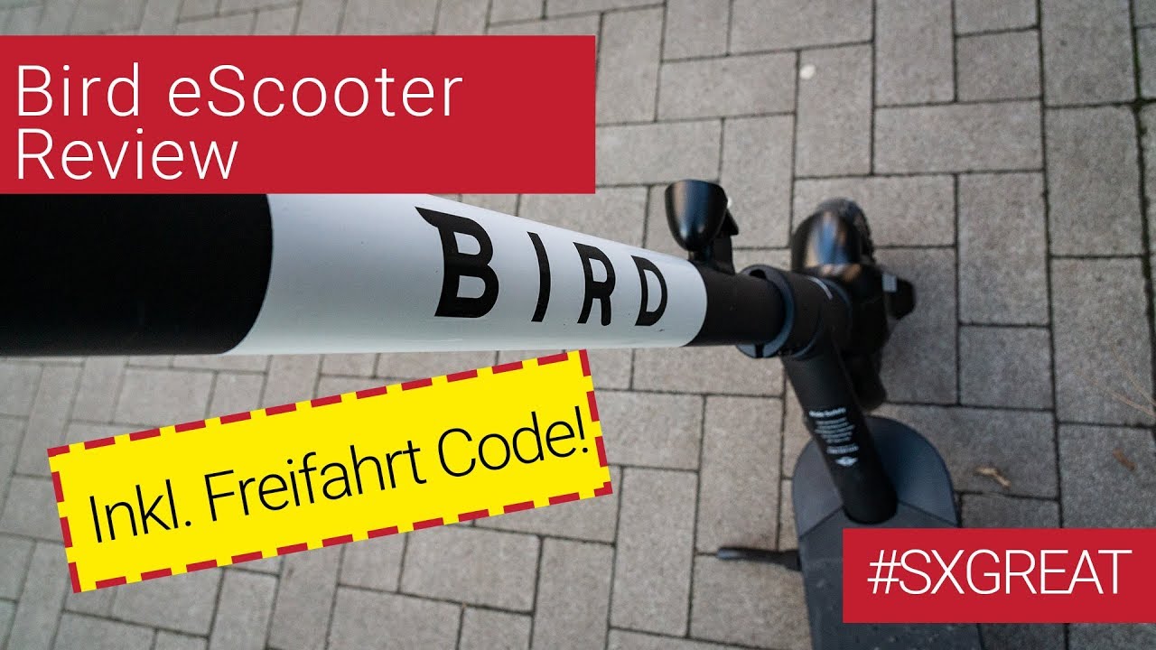 🛴 Bird eScooter jetzt auch in Hannover Test + Freifahrt Code 