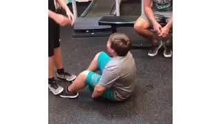 Sit-Up Prank On Lil Coco