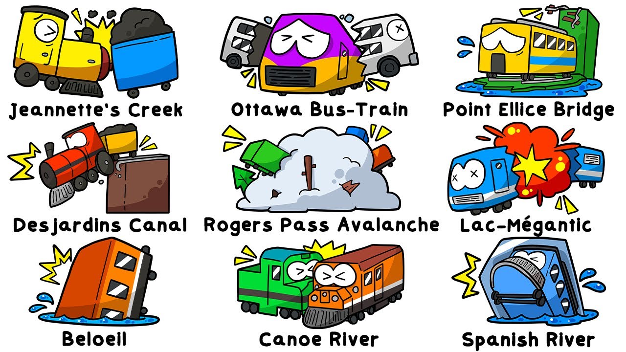 Все самые страшные железнодорожные аварии в Канаде: объяснение за 12 минут