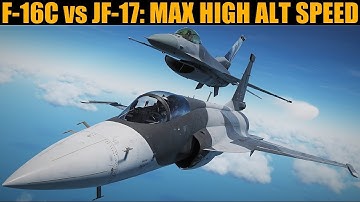 F-16C & JF-17: Max Sustained & Instant Speed | DCS WORLD
