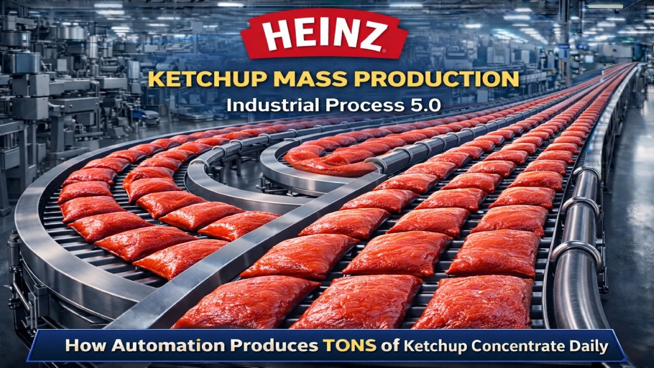 How Heinz Tomato Ketchup Is Made at Industrial Scale | Industrial Process 5.0