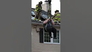 When The Stairs Say Nope And The Roof Becomes Your New Front Door RoofEvac TooThiccToQuit 
