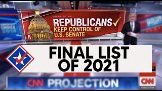 CNN Releases NEW LIST of the Top 10 Most Likely Senate Races to Flip in 2022