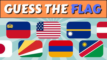 Guess The Flags In The World (The Capital cities are given as hint) pt. 8 │ Quizellence