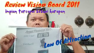 Vision Board Review 2011 ( Papan Impian ) II Law Of Attraction