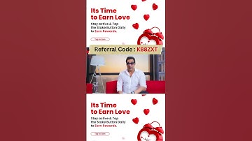 B-Love Network App & Get 500 BLV Tokens for Free by using this Referral Code: K88ZXT