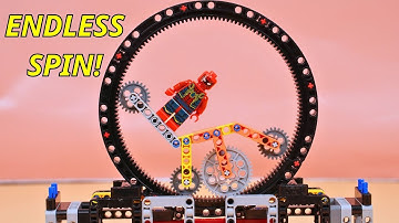 Can a LEGO Stunt Bike Conquer the Rotating Gear Ring? | Smart Technic