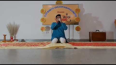 Conch blowing. A test of Vital Capacity of Lung!