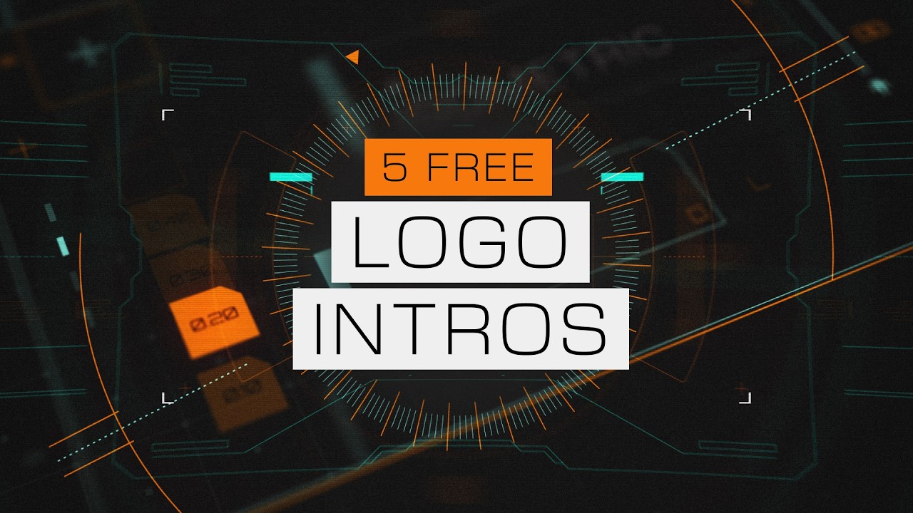 Анимация логотипа Tech Interface — 5 бесплатных шаблонов для вступления.