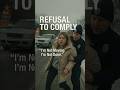 Bodycam: 'I'm Not Moving' - Refusal to Comply Escalates