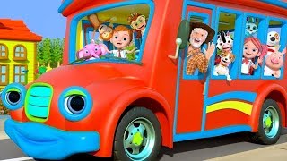 Wheels On The Bus | More Nursery Rhymes & Kids Songs by Little Treehouse