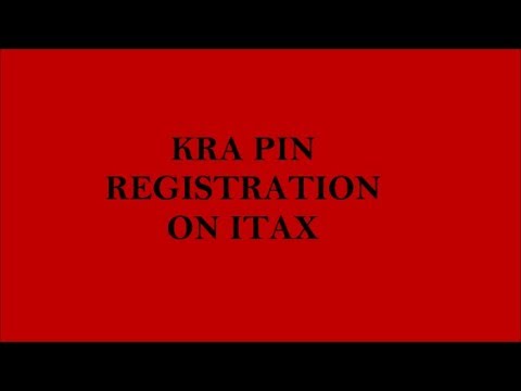 How To Register for KRA PIN on ITax