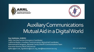 Auxiliary Communications Mutual Aid in a Digital World ~ 11/19/2025