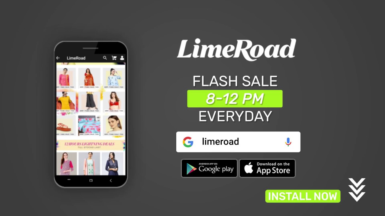 LimeRoad: LimeRoad Flash Sale [Starts 8 PM Everyday] 