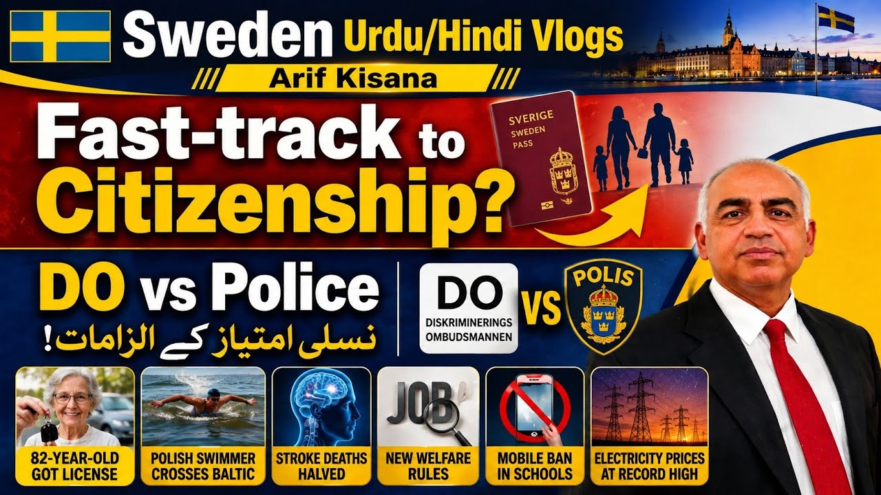 Sweden Ki Bari Khabrain | Fast-Track Citizenship? | DO vs Police | 8 Top Stories | Khabarnama Sweden