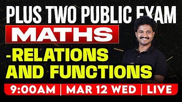 Plus Two Public Exam Maths | 1. Relations and Functions | Eduport Plus Two