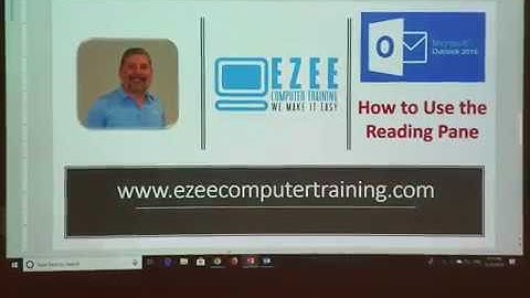 Microsoft Outlook - How to Use the Reading Pane.