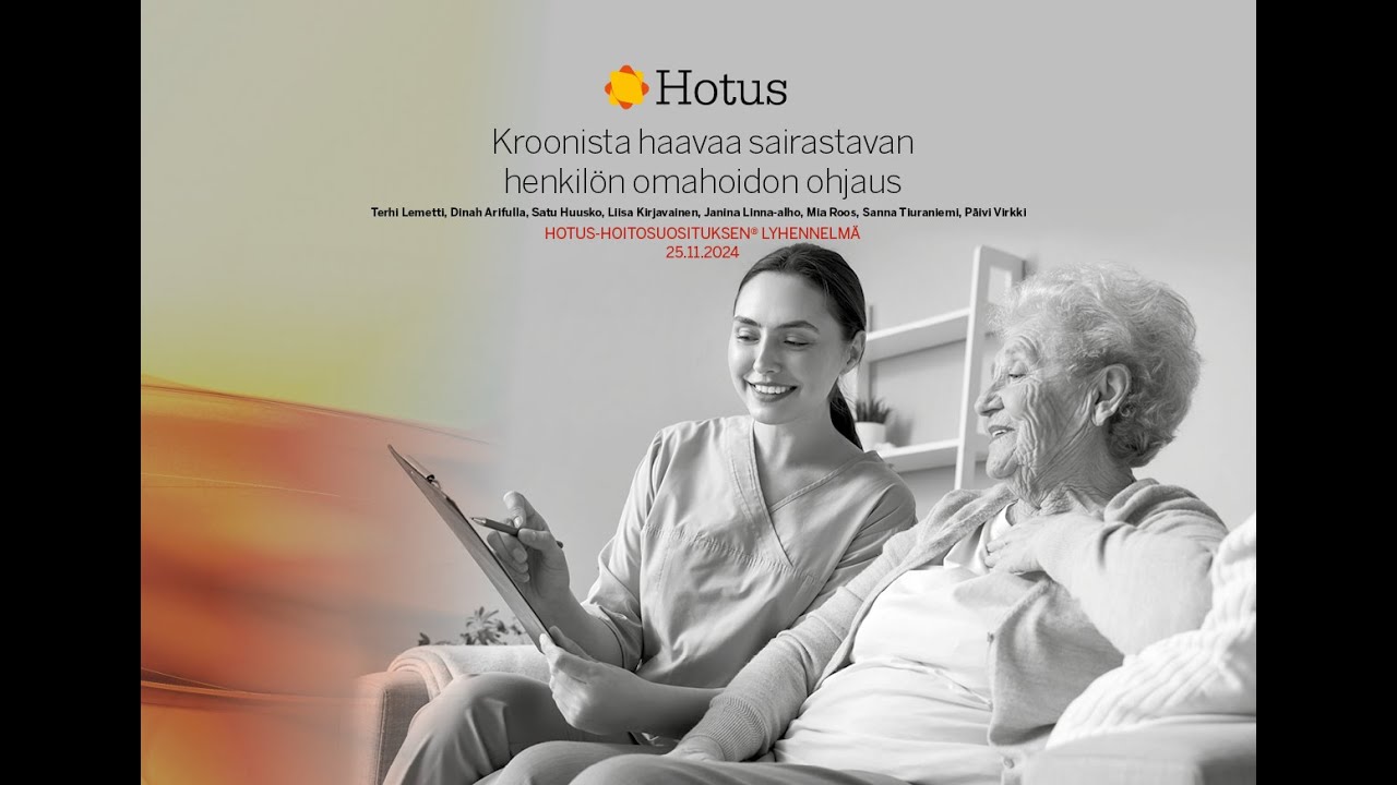 Kroonista haavaa sairastavan henkilön omahoidon ohjaus