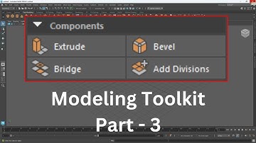 Master Maya’s Modeling Toolkit: Extrude, Bevel, Bridge & Add Divisions Explained | Part 3