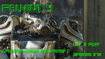 Fallout 4 Let´s Play 073 ! Paladin Danse ein Synth? ! [1080p60/Deutsch] Ultra FACECAM HD+
