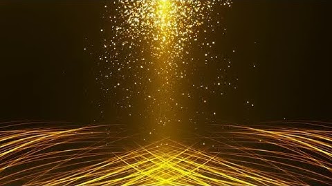 Cinematic Gold Lights Shower Stock Motion Graphics