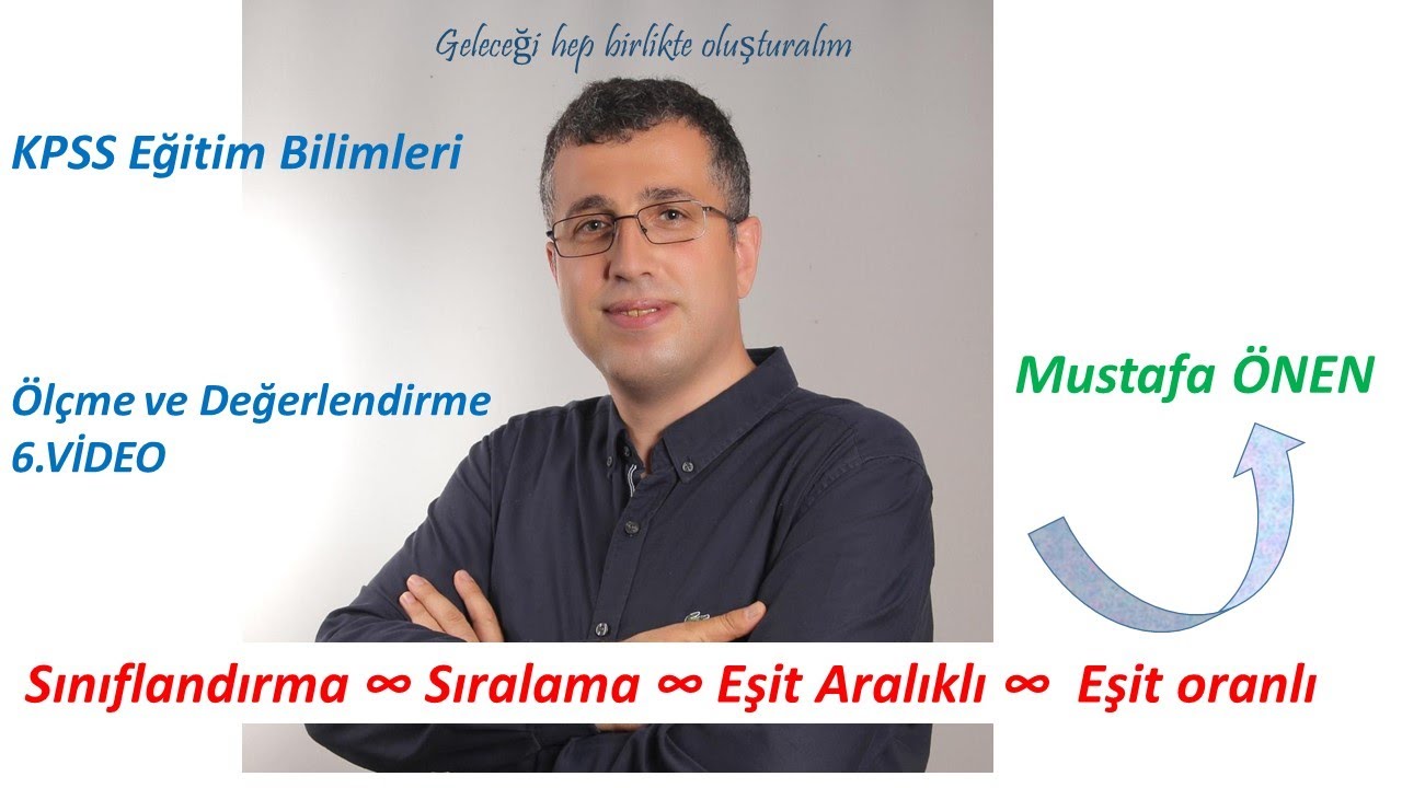 6) Ölçme ve Değerlendirme - ÖLÇEKLER -Mustafa ÖNEN - 2024
