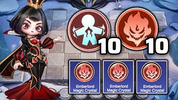 10 EMBERLORD USING AURORA UNLI MAGIC CRYSTAL | MAGIC CHESS GO GO META