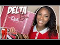 DELTA BOX REVEAL ♥️| DELTA SIGMA THETA SORORITY INC. | Series 8 JULY BOX| CAMILLE DEADRA