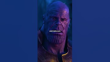 Why did Thanos want to use all the stones to destroy Tony? 🤔